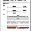 Mercury Mercruiser Marine Engine 4.3 5.0 MPI Seacore 4.3 5.0 Installation Manual