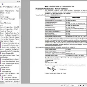 Mercury Mercruiser Marine Engine 4.3 5.0 MPI and SeaCore 4.3 5.0 Service Manual 1