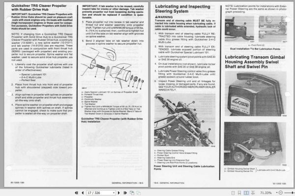 Mercury Mercruiser Marine Engine 5 Stern Drive Units Service Manual 2 1