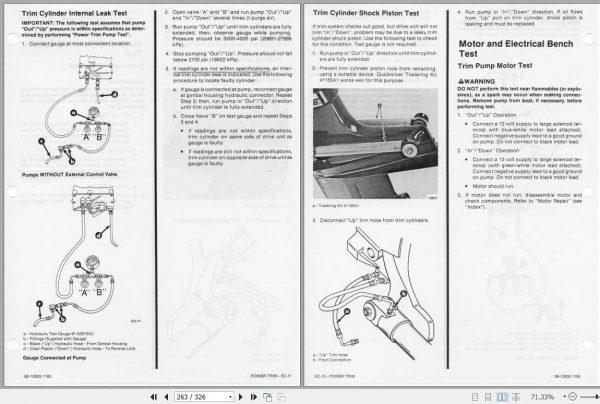 Mercury Mercruiser Marine Engine 5 Stern Drive Units Service Manual 3 1