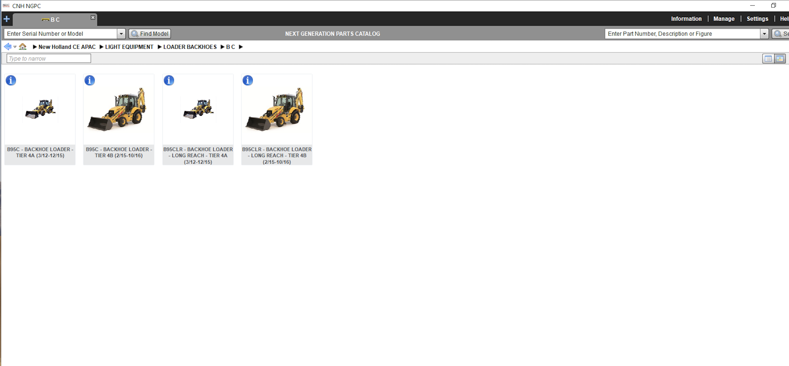 New Holland Construction CE APAC Asia Pacific 2021 Spare Parts Catalogue 4