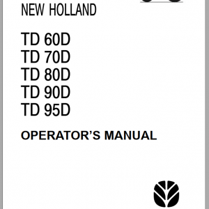 New Holland TD 60D 70D 80D 90D 95D Operator Manual 1