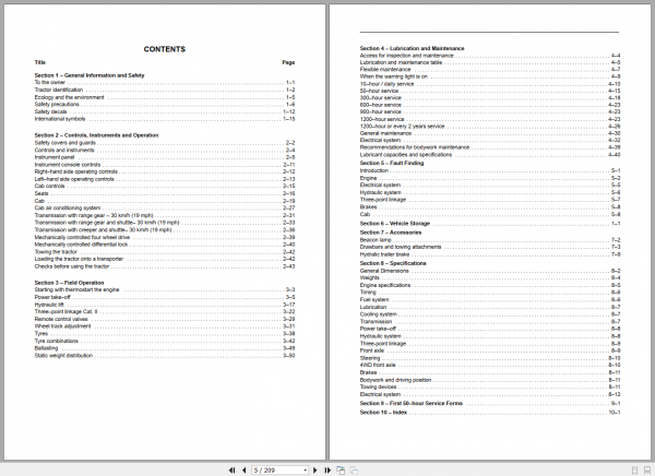 New Holland TD 60D 70D 80D 90D 95D Operator Manual 2