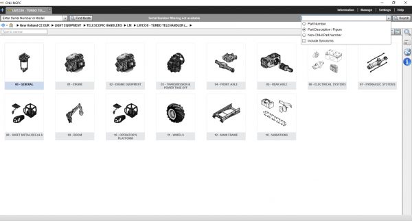 New Holland Construction Next Generation EU Parts Catalog 072019 Spare Parts Catalogue 10 1