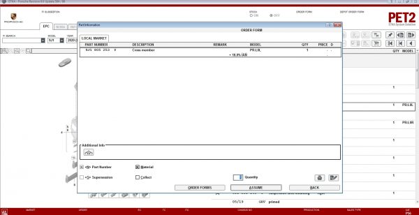 Porsche PET2 8.0 Q1 Updated 594 01.2021 EPC Spare Parts Catalog 3