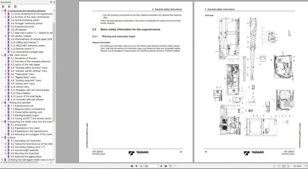 Tadano Demag ATF220G 5 2067xxx intern OW EN Operation Manual 2