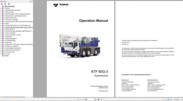Tadano Demag ATF60G 3 2064xxx intern OW EN Operation Manual 1