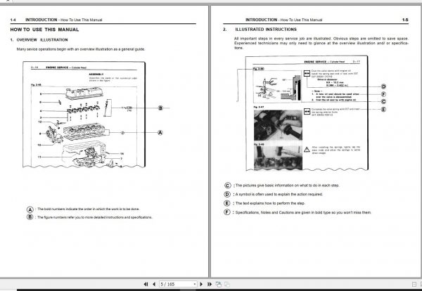 Toyota Forklift 2F Engine Repair Manual 2