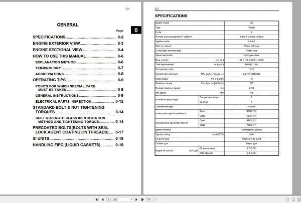Toyota Forklift 3Z Engine Repair Manual 2