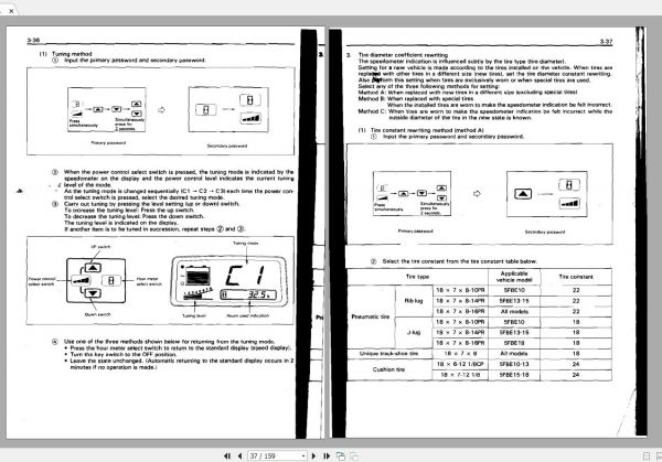 Toyota Forklift 5FBE10 13 15 18 Repair Manual 3