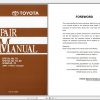 Toyota Forklift 5FD 50 60 70 80 5FG 50 60 70 5FDM 60 70 2007 Repair Manual 1
