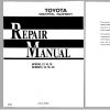 Toyota Forklift 6FBRE12 20 Service Manual 1