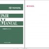 Toyota Forklift 7FBEST10 13 15 Repair Manual 2