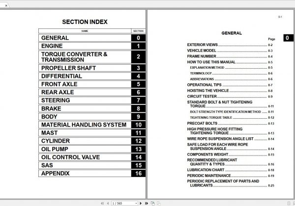 Toyota Forklift 7FG20 30 Repair Manual 2
