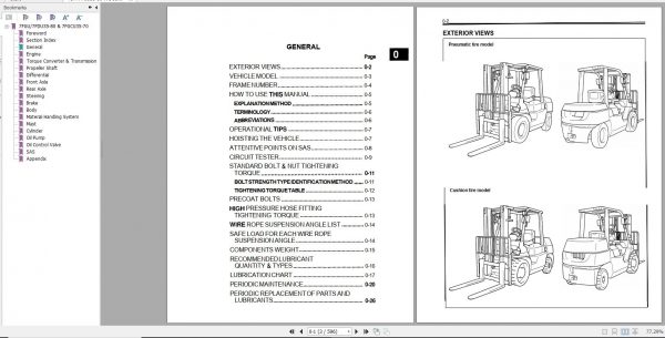 Toyota Forklift 7FGCU35 70 Repair Manual 2