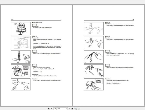 Toyota Forklift 7FGF 7FDF15 30 2007 Repair Manual