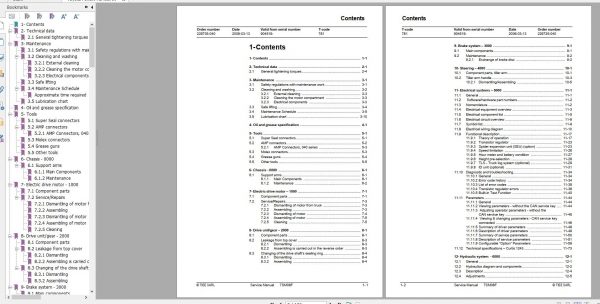 Toyota Forklift 7SM08F Service Manual 2