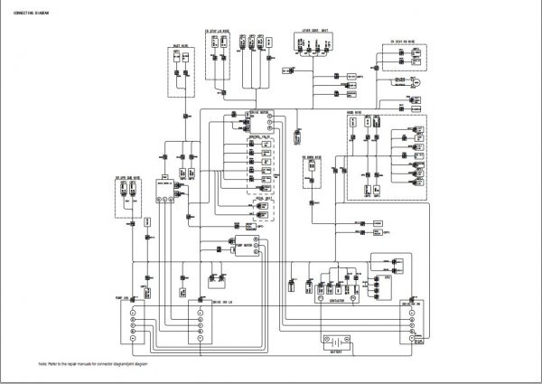 Toyota Forklift 8FBET 8FBEKT 8FBMT Conecting Diagram 1