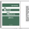 Toyota Forklift 8FBET15 20 8FBEKT16 18 8FBMT15 20 Repair Manual 1