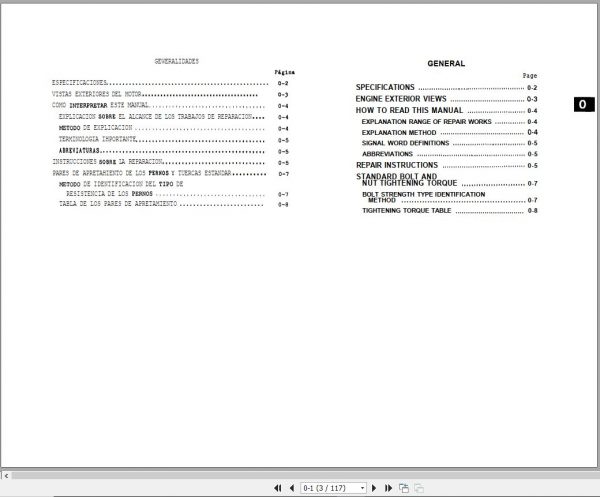 Toyota Forklift GM262 Engine Repair Manual 2