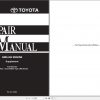Toyota Forklift GM262 Engine Supplement Repair Manual 1
