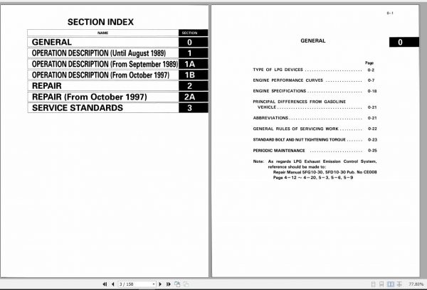 Toyota Forklift LPG Device Repair Manual 2