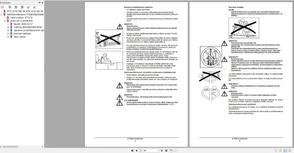 Toyota Hand Pallet HTH10EX Service Manual 2