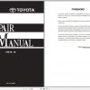 Toyota Tow Tractor 2TE15 18 Repair Manual 1