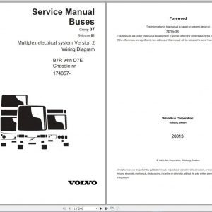 VOLVO Trucks Buses EWD Electronic Wiring Diagram PDF DVD 6