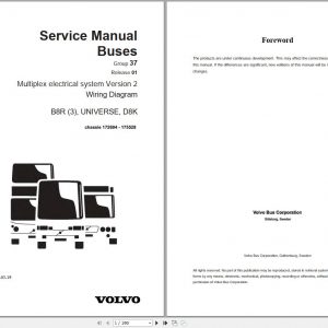 VOLVO Trucks Buses EWD Electronic Wiring Diagram PDF DVD 7