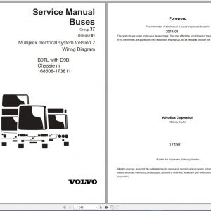 VOLVO Trucks Buses EWD Electronic Wiring Diagram PDF DVD 9