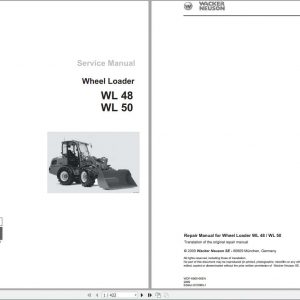 Wacker Neuson Wheel Loader WL48 WL50 Service Manual 1