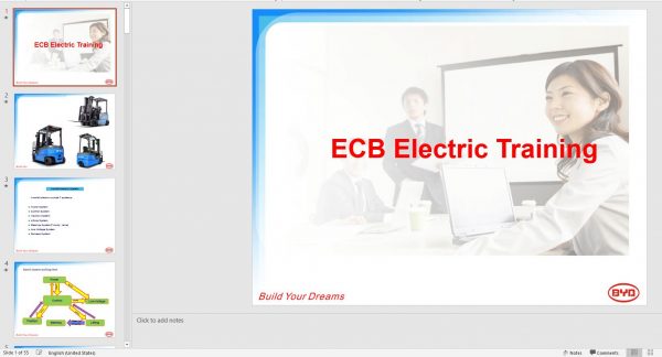 BYD Forklift 1.72GB PDF Service and Part Manual 2