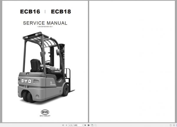 BYD Forklift 1.72GB PDF Service and Part Manual 6