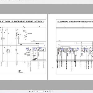 COMBILIFT AISLEMASTER C Forklift Service Part Manual Schematic 5