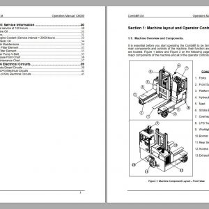 COMBILIFT AISLEMASTER C Forklift Service Part Manual Schematic 7
