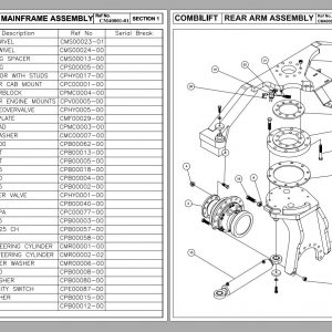 COMBILIFT AISLEMASTER C Forklift Service Part Manual Schematic 9