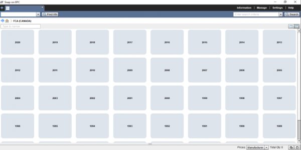 Chrysler FCA EPC5 International 2021 3 1