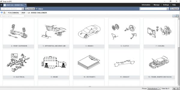 Chrysler FCA EPC5 International 2021 5 2