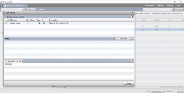 Chrysler FCA EPC5 International 2021 8 2