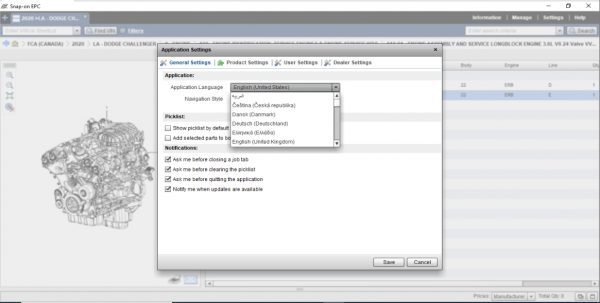 Chrysler FCA EPC5 International 2021 9 2