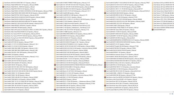Clark Forklift 19GB PDF 2020 Service Manual Maintenance Schematic and Service Bulletins 6