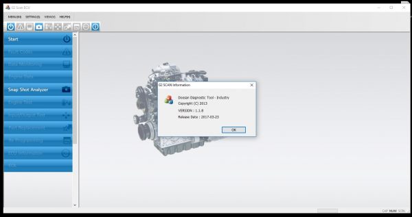 Doosan Diagnostic Tool DDT 03.2017 Diagnostic Software 12
