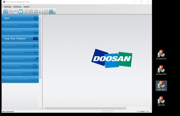 Doosan Diagnostic Tool DDT 03.2017 Diagnostic Software 14