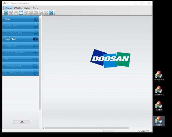 Doosan Diagnostic Tool DDT 03.2017 Diagnostic Software 16