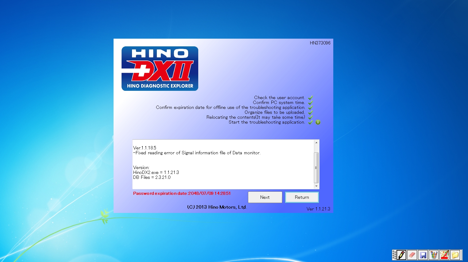 HINO Diagnostic eXplorer DX2 1.1.21.3 03.2021 Diagnostic Software 1