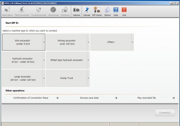 Hitachi Construction Machinery MPDr Ver 3.11.0.0 02.2021 Diagnostic Software 1