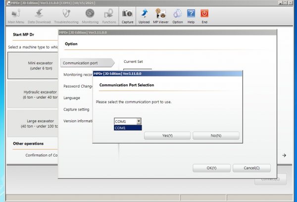 Hitachi Construction Machinery MPDr Ver 3.11.0.0 02.2021 Diagnostic Software 2