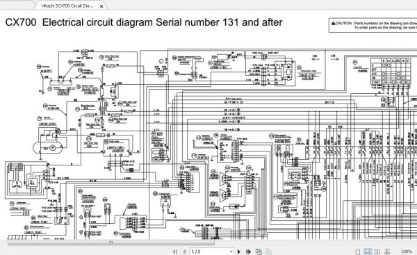 Hitachi SCX700 Circuit Diagram 1