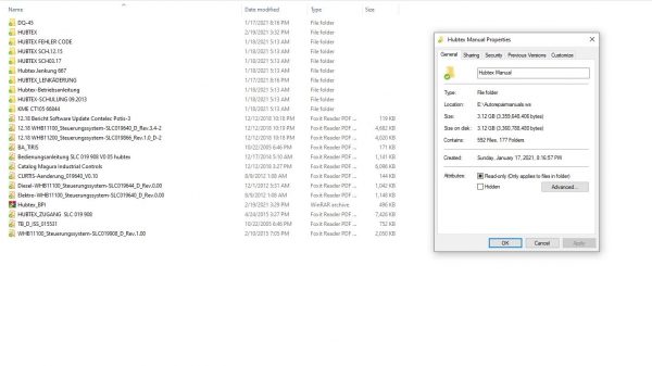 Hubtex Forklift Service and Part Manual DVD 1